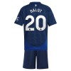 Conjunto (Camiseta+Pantalón Corto) Manchester United Dalot 20 Segunda Equipación 2024-25 - Niño